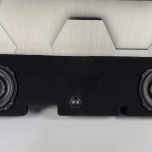 2015-2023 Ford F-150/F-250 Behind-Seat Dual 10″ Enclosure, Loaded with JL Audio 10TW3