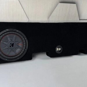 2015-2023 Ford F-150/F-250 Behind-Seat Dual 10″ Enclosure, Loaded with Kicker CompRT 10