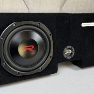 2015-2023 Ford F-150/F-250 Behind-Seat Single 10″ Enclosure, Loaded with Alpine RSW10