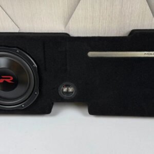 2015-2023 Ford F-150/F-250 Behind-Seat Single 10″ Enclosure, Loaded with Alpine RSW10