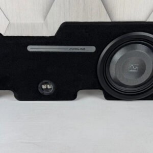 2024-2026 Ford F-150/F-250/F-350 Behind-Seat Single 12″ Enclosure, Loaded with Wavtech thinPRO12