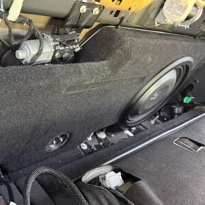 2024-2026 Ford F-150/F-250/F-350 Behind-Seat Single 12″ Enclosure, Loaded with Wavtech thinPRO12