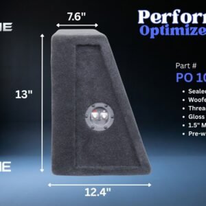 Alpine R2-W10 Sealed Wedge Enclosure, Dual 10″