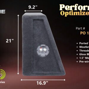 Dayton Audio Reference RSS460HO Ported Wedge Enclosure, Single 18″