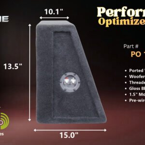 Dayton Audio Ultimax II UMII10 Ported Wedge Enclosure, Single 10″