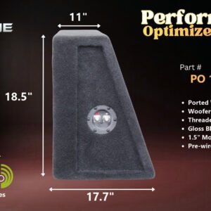 Dayton Audio Ultimax II UMII15 Ported Wedge Enclosure, Single 15″