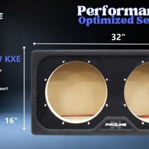 Focal SUB 30 KXE Sealed Wedge Enclosure, Dual 12″