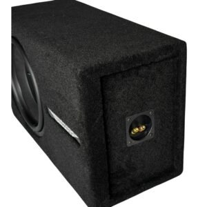 Single 12″ Sealed Subwoofer Enclosure, Loaded with Image Dynamics IDMAX 12
