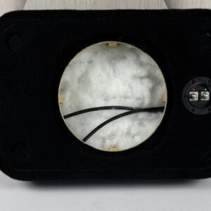 Single Shallow 10″ Sealed Subwoofer Enclosure, Loaded with JL Audio 10TW3