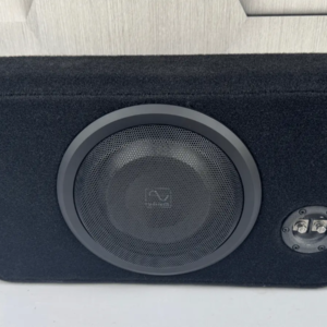 Single Shallow 10″ Sealed Subwoofer Enclosure, Loaded with Wavtech thinPRO10