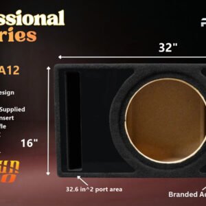 Sundown Audio SA-12 Ported Enclosure, Single 12″