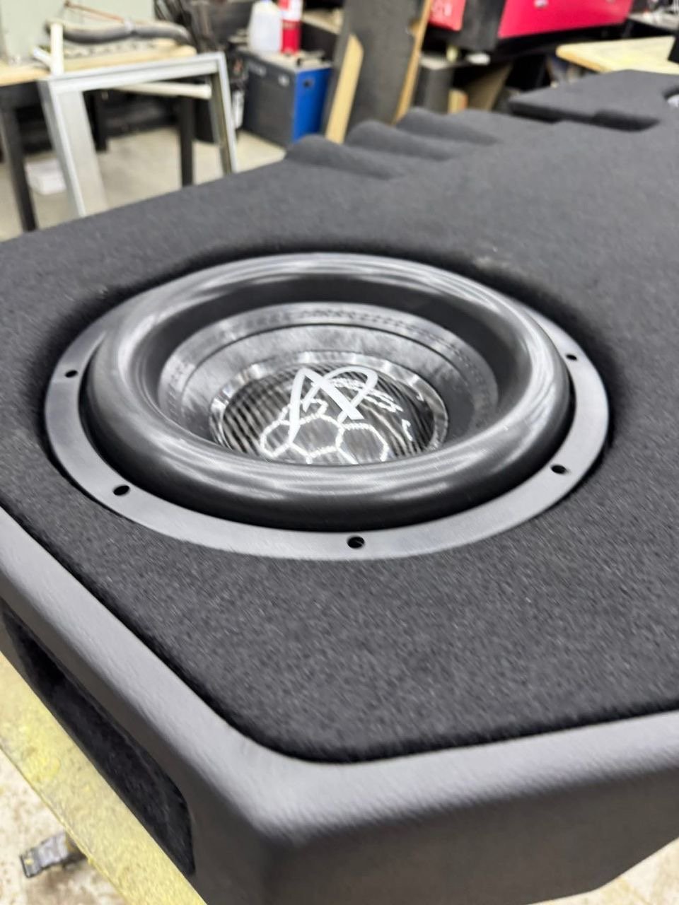 Triple 8-Inch Audio Dynamics 3000 Series Under-Seat Enclosure for Ford F-Series Crew Cab Triple 8-Inch Audio Dynamics 3000 Series Under-Seat Enclosure for Ford F-Series Crew Cab