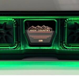 Under-Seat Vented Enclosure Loaded with Four Kicker L7S 8-Inch Subwoofers for 2019-2026 GMC Sierra and Chevy Silverado